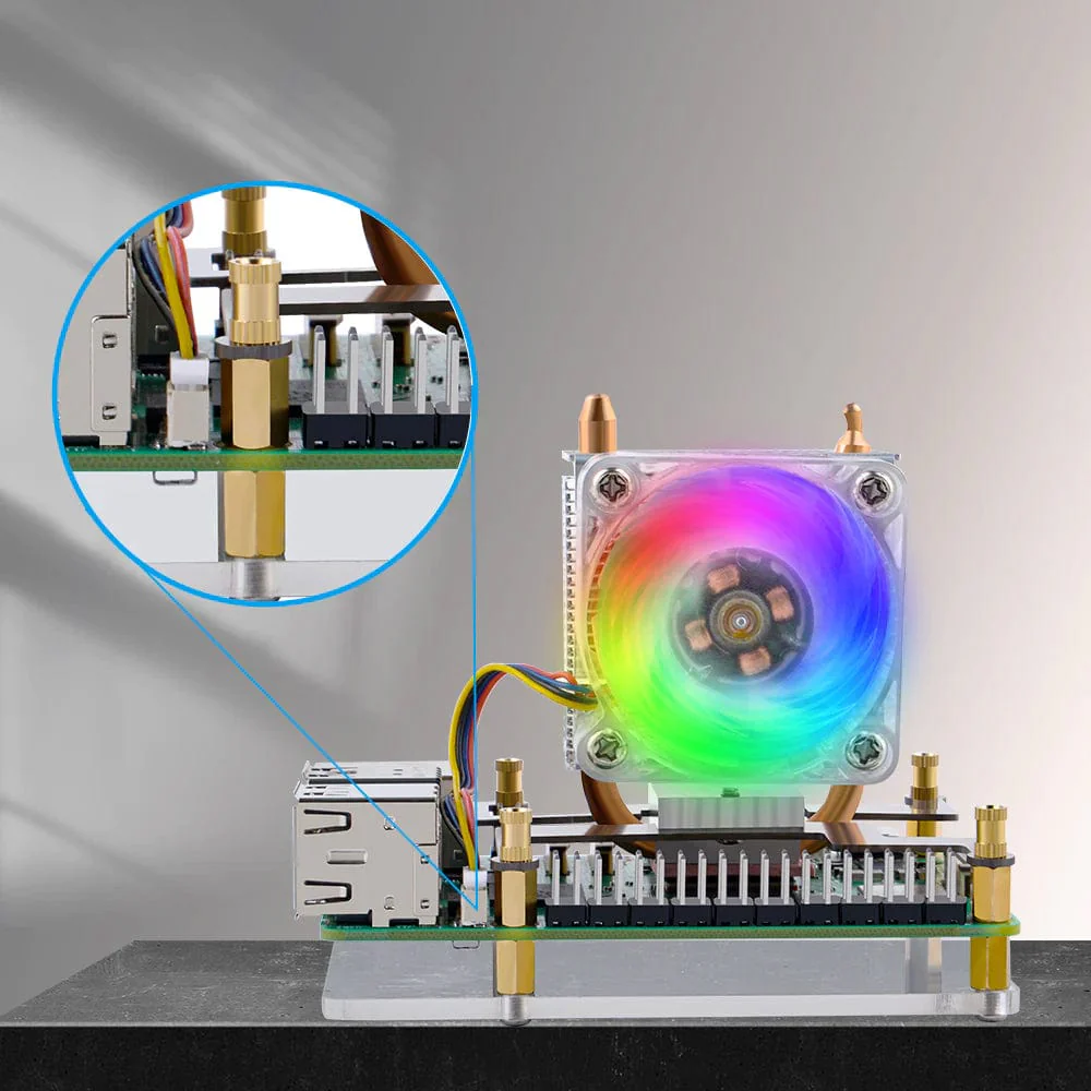 ICE Tower CPU Cooler for Raspberry Pi 5 - Image 4