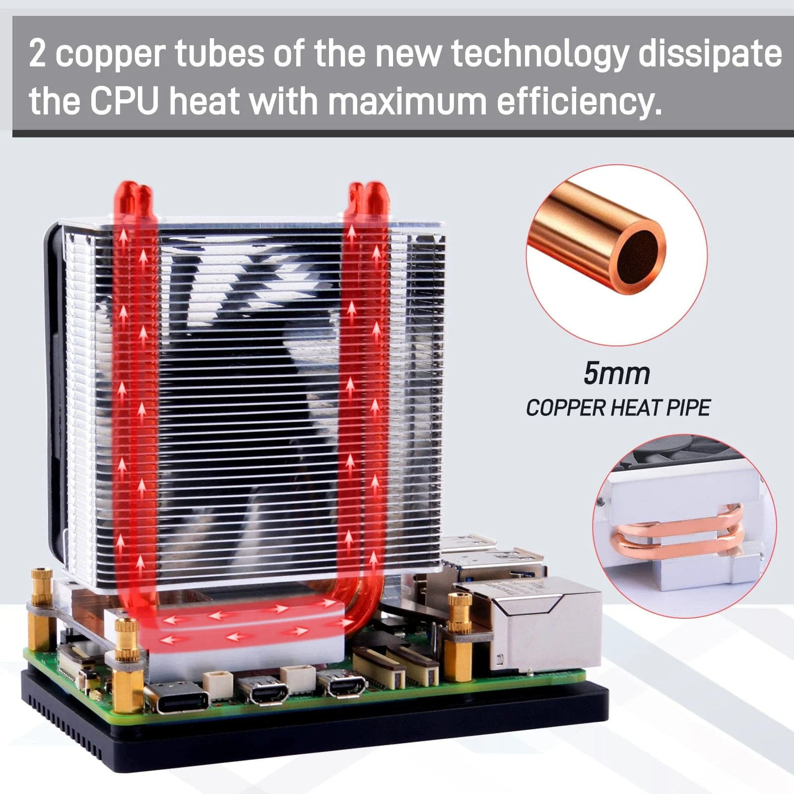 ICE Tower Plus Cooler for Raspberry Pi 5 - Image 3