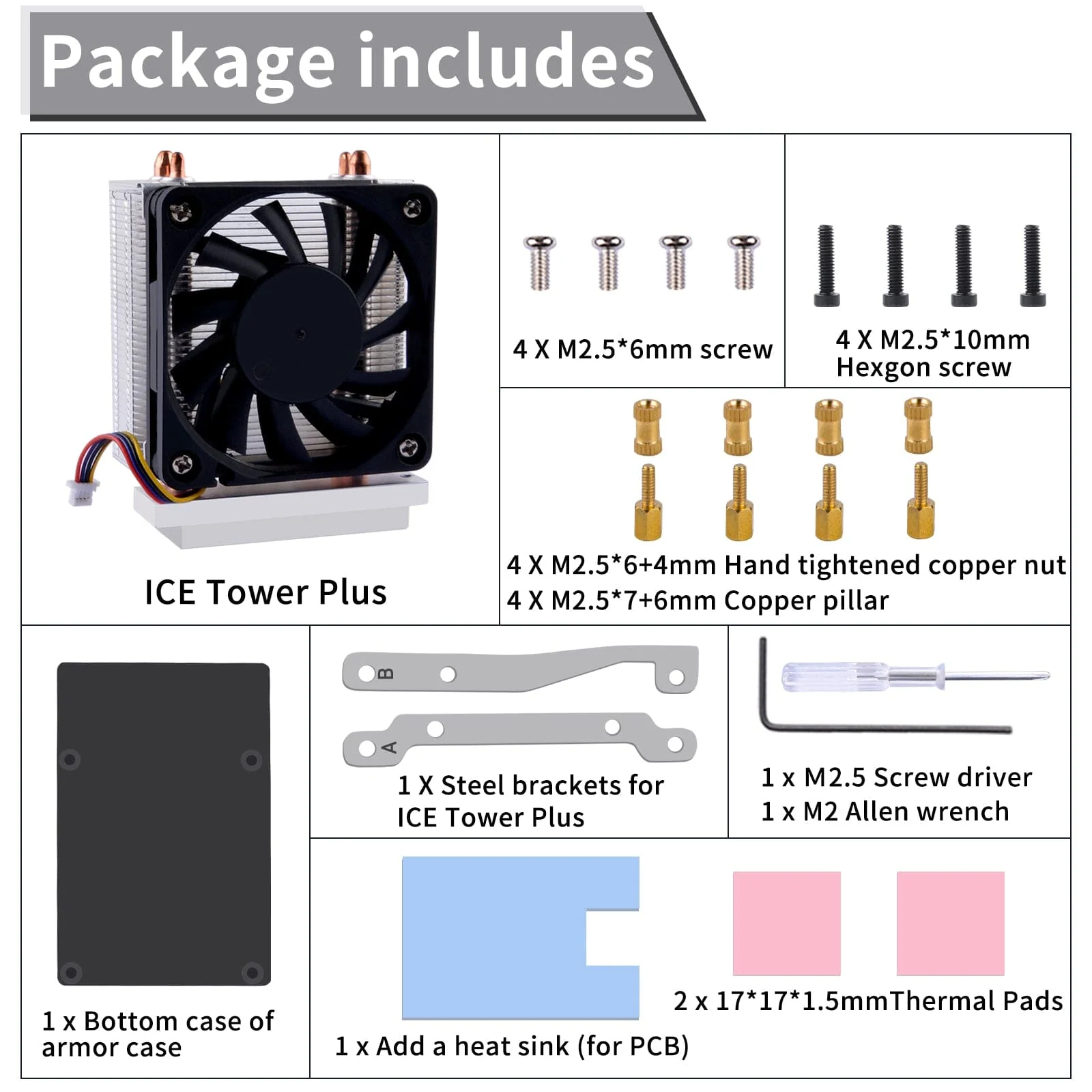 ICE Tower Plus Cooler for Raspberry Pi 5 - Image 6