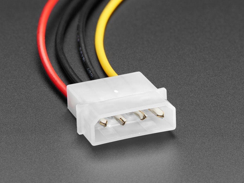 IDE Molex 4 Pin Socket Cable - 30cm long - Image 2