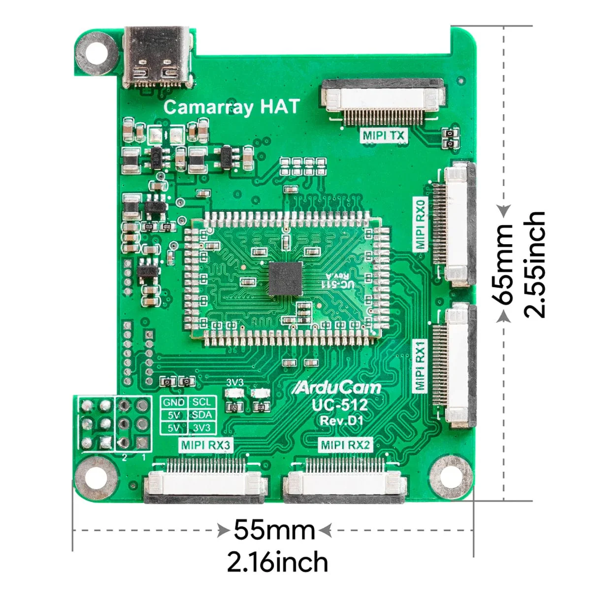 IMX519 16MP Autofocus Synchronised Quad-Camera Kit for Raspberry Pi - Image 6