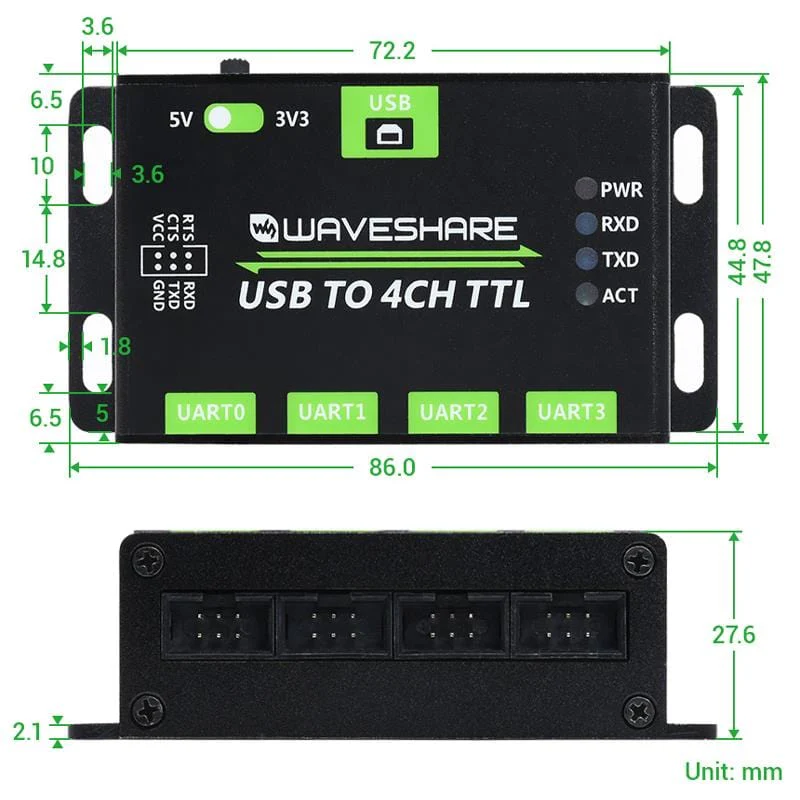 Industrial 4-Channel USB to UART Converter - Image 11