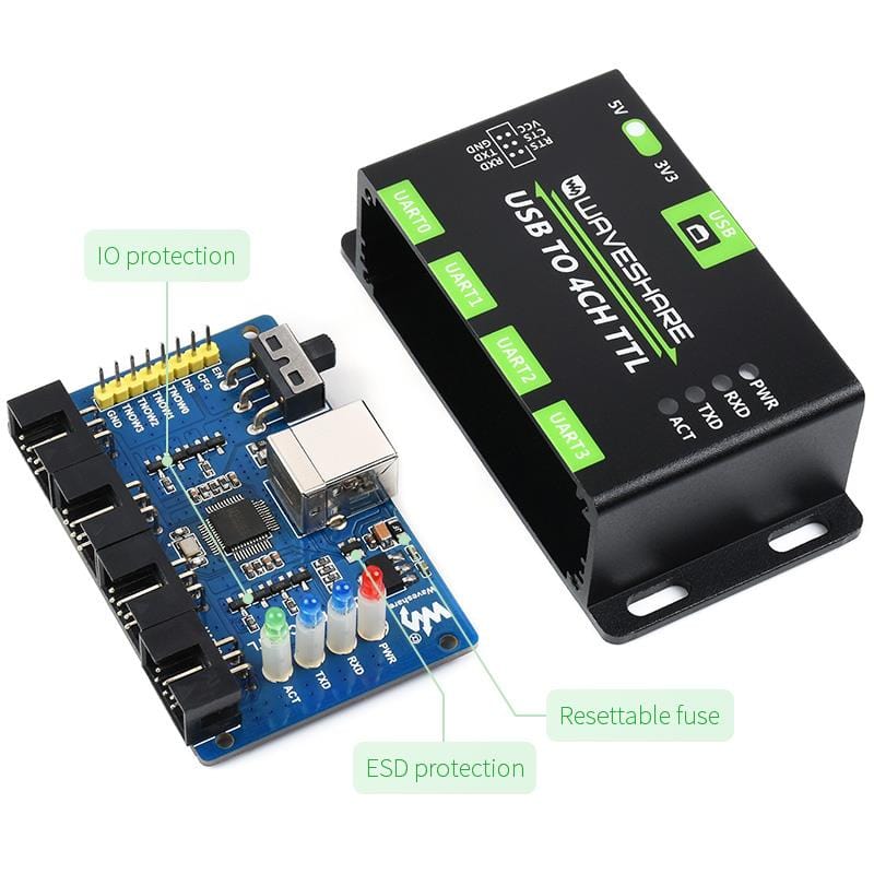 Industrial 4-Channel USB to UART Converter - Image 6