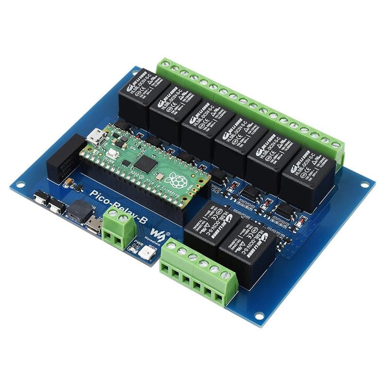 Industrial 8-Channel Relay Module for Raspberry Pi Pico - Image 6
