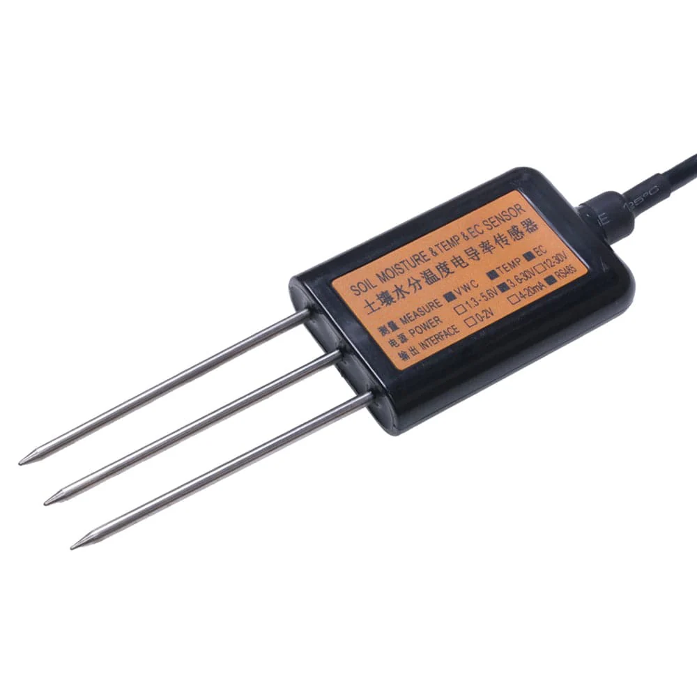 Industrial Soil Moisture & Temperature & EC Sensor MODBUS-RTU RS485 (S-Soil MTEC-02A) - Image 4