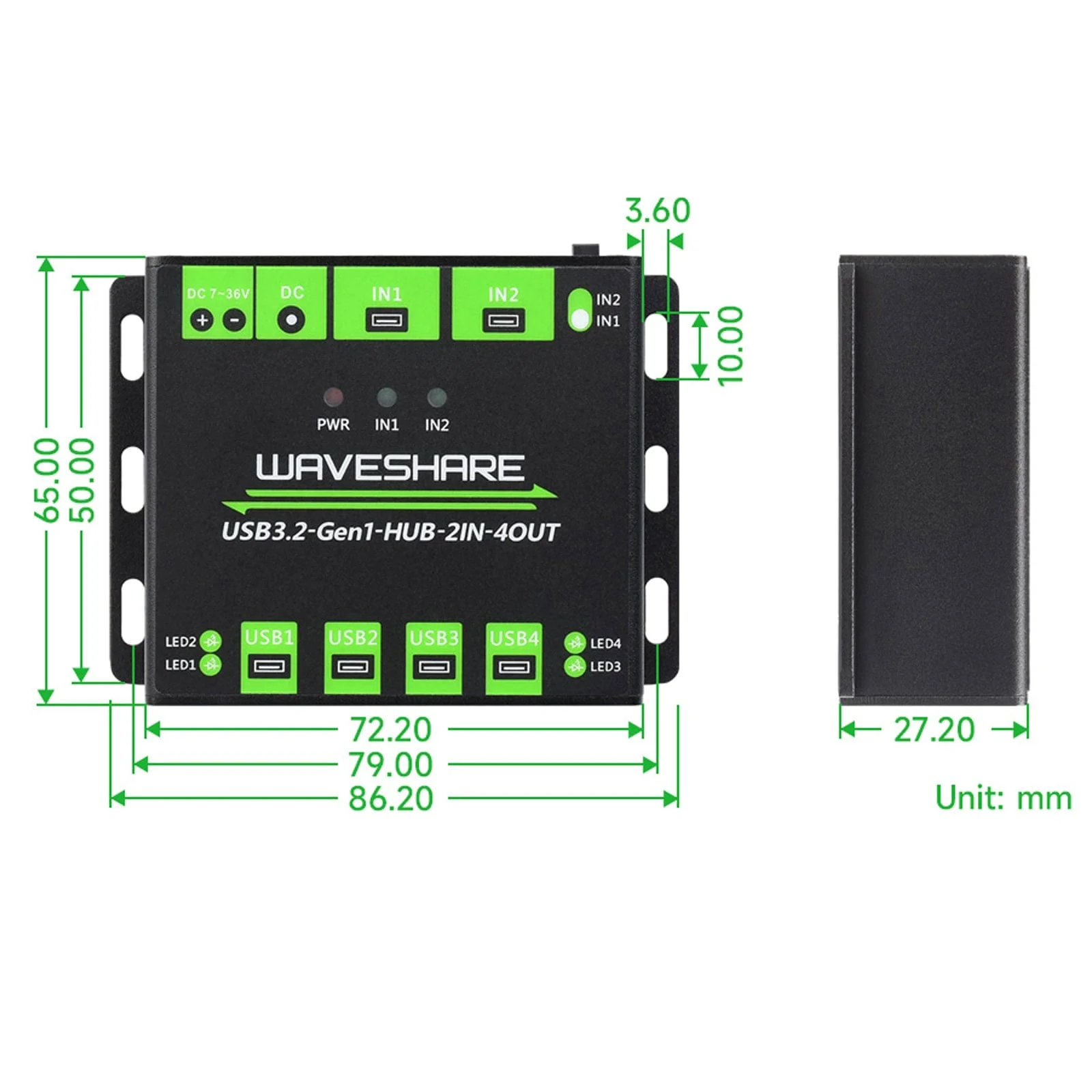 Industrial USB 3.2 Hub - Image 6