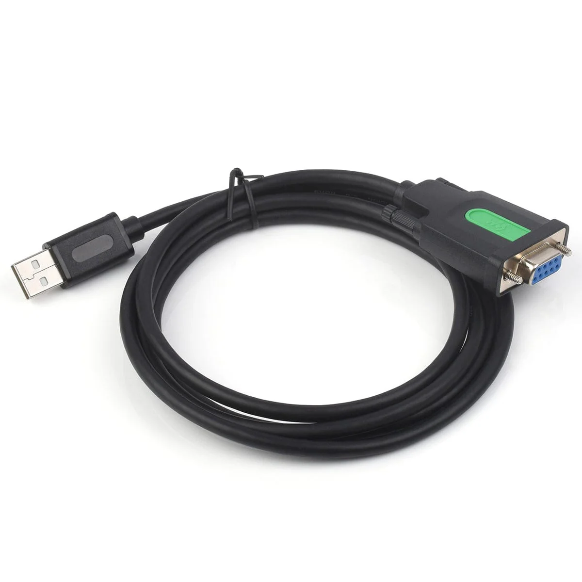 Industrial USB to RS232 Female Serial Adapter Cable - Image 2