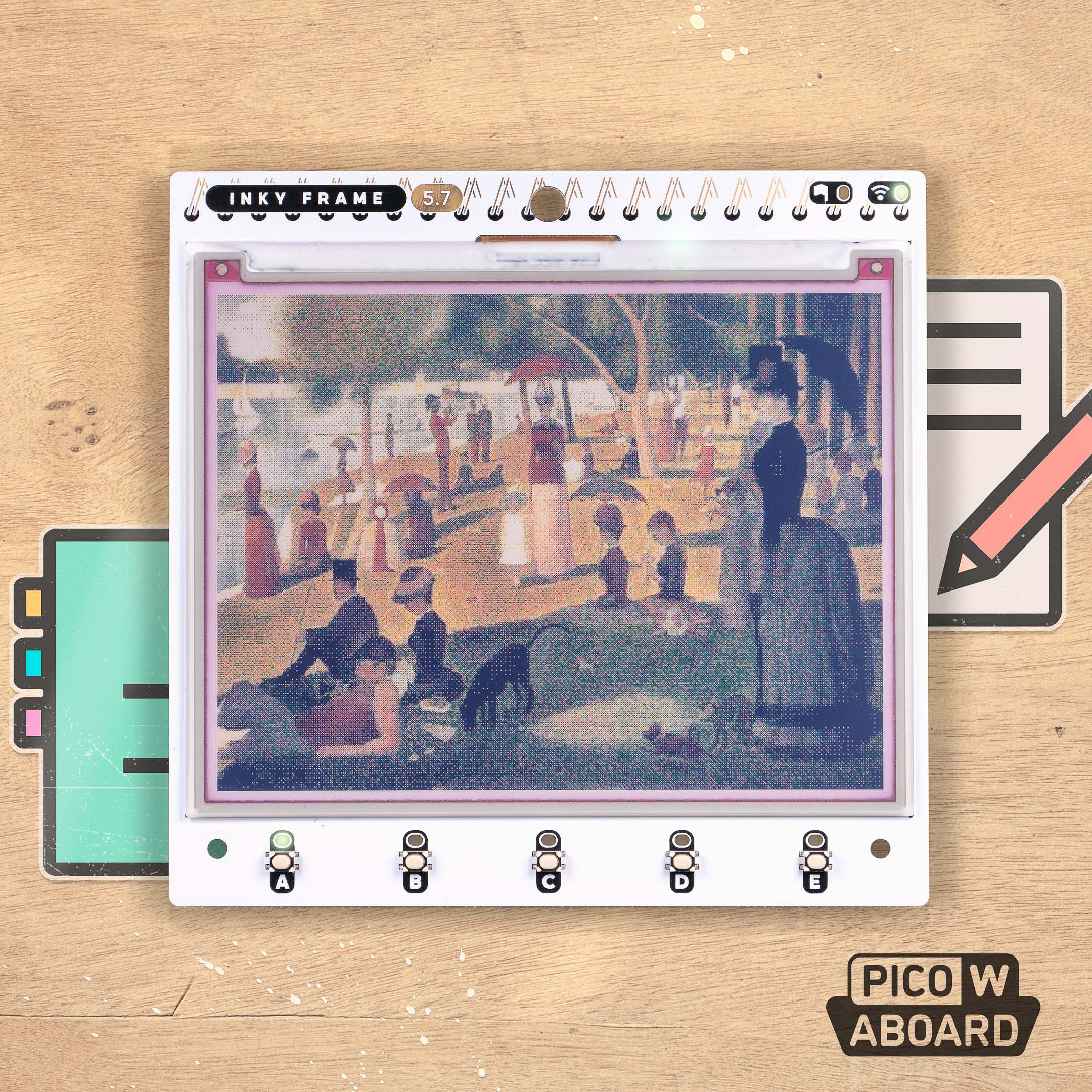 Inky Frame 5.7" (Pico W Aboard)
