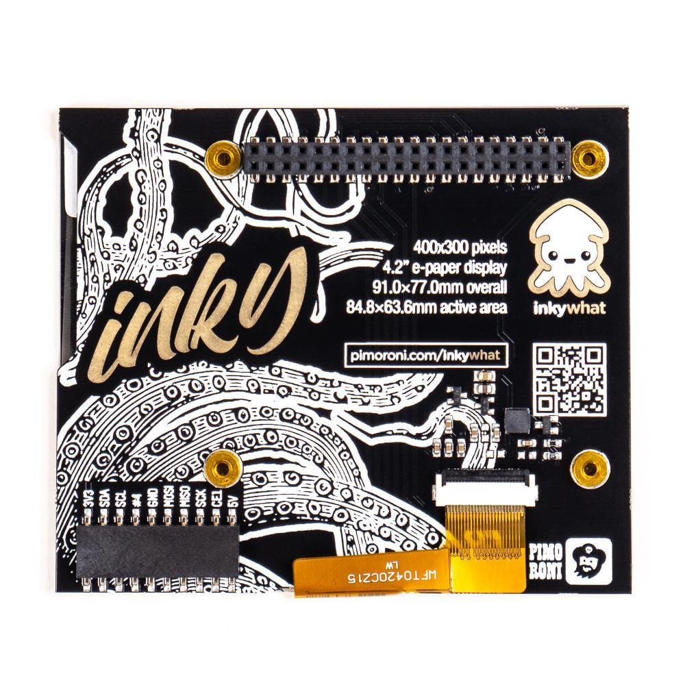 Inky wHAT (ePaper/E Ink®/EPD) - Black/White [Discontinued] - Image 2