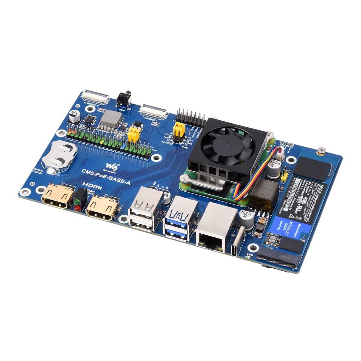 Waveshare PoE IO Board for Raspberry Pi CM5 - Image 5