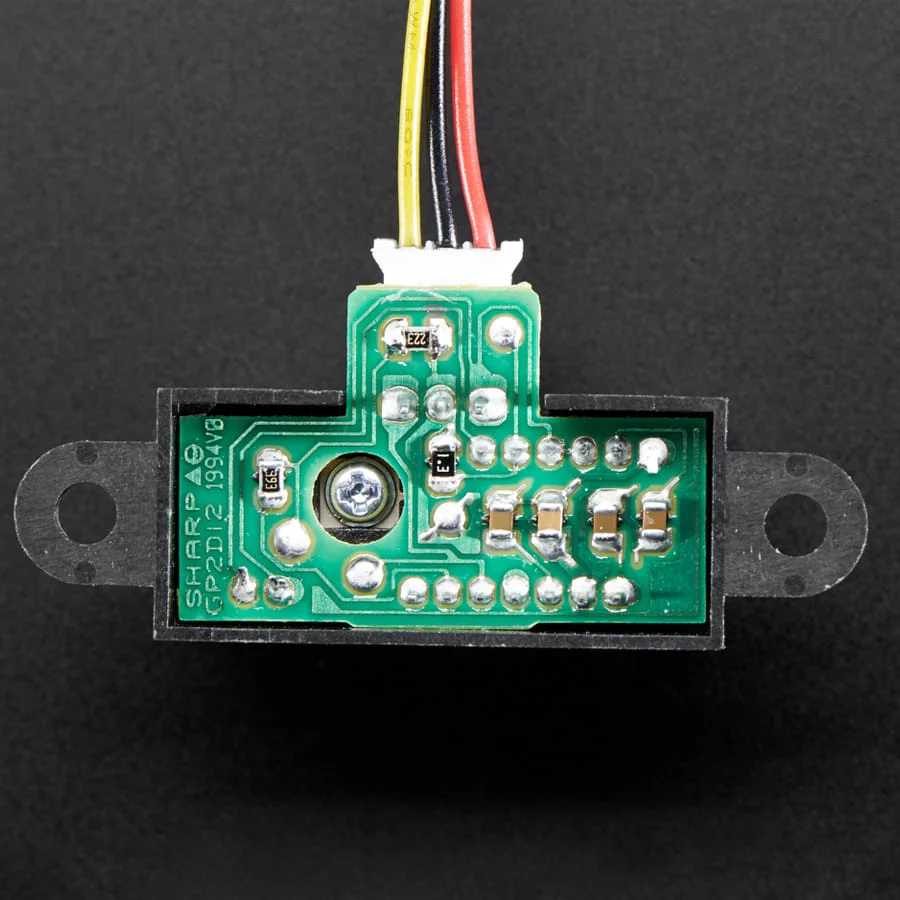IR distance sensor includes cable (20cm-150cm) (GP2Y0A02YK) - Image 3