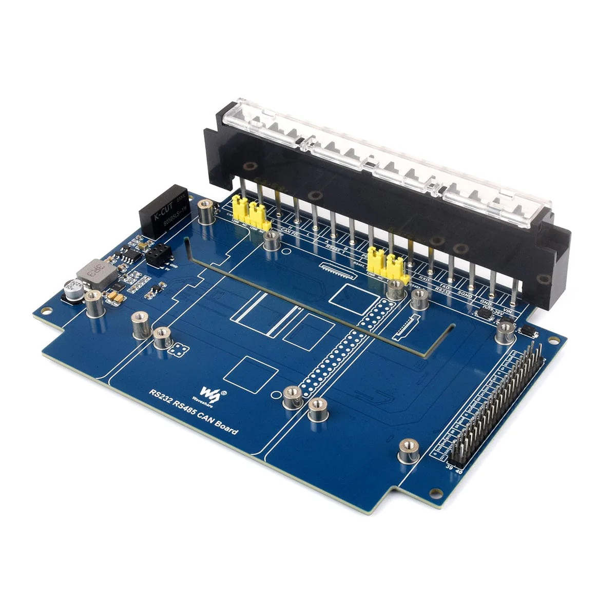 Isolated RS232 / RS485 / CAN / CAN FD Expansion Board for Raspberry Pi 4 & 5 - Image 4