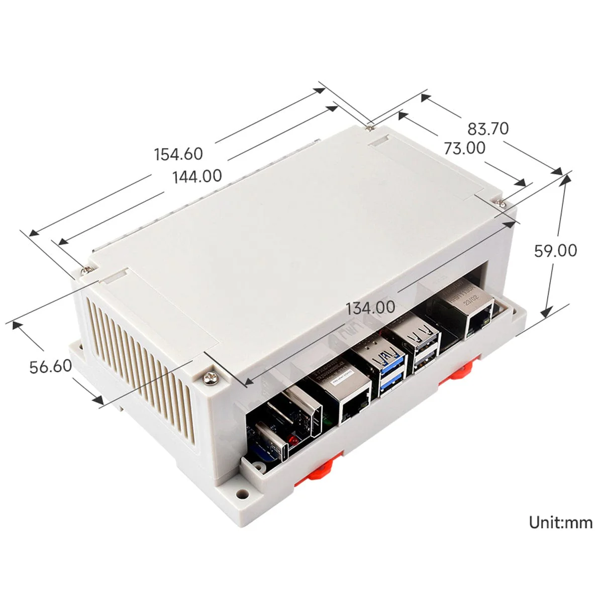 Isolated RS232 / RS485 / CAN / CAN FD Expansion Board for Raspberry Pi 4 & 5 - Image 7