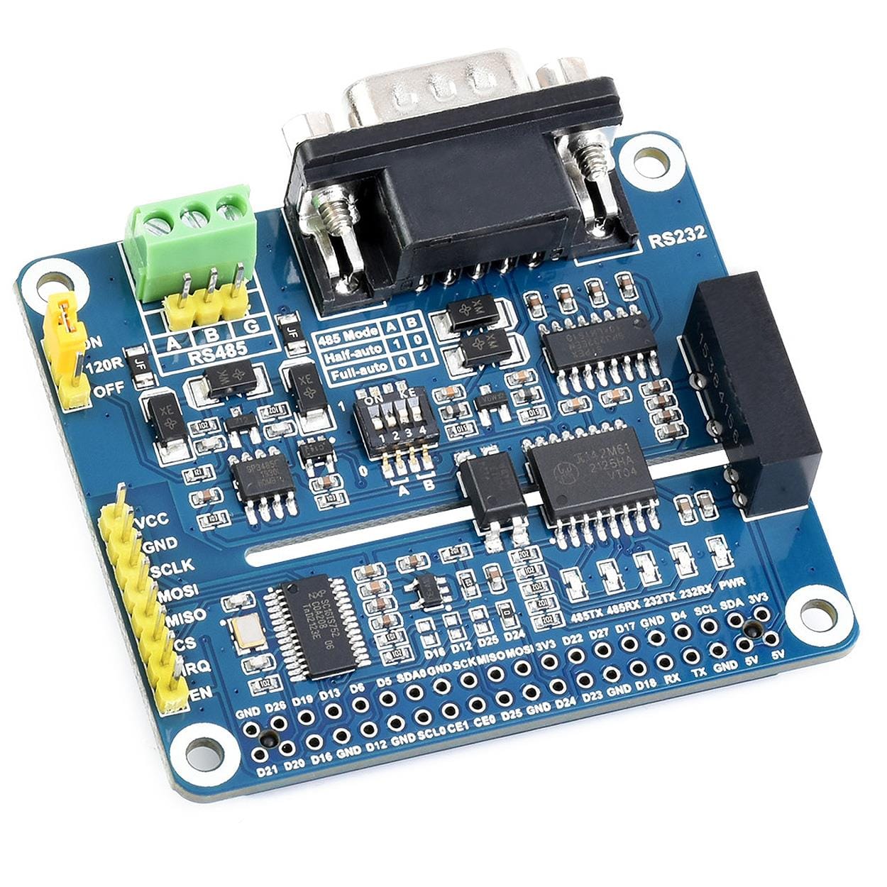 Isolated RS485 RS232 HAT for Raspberry Pi - Image 2
