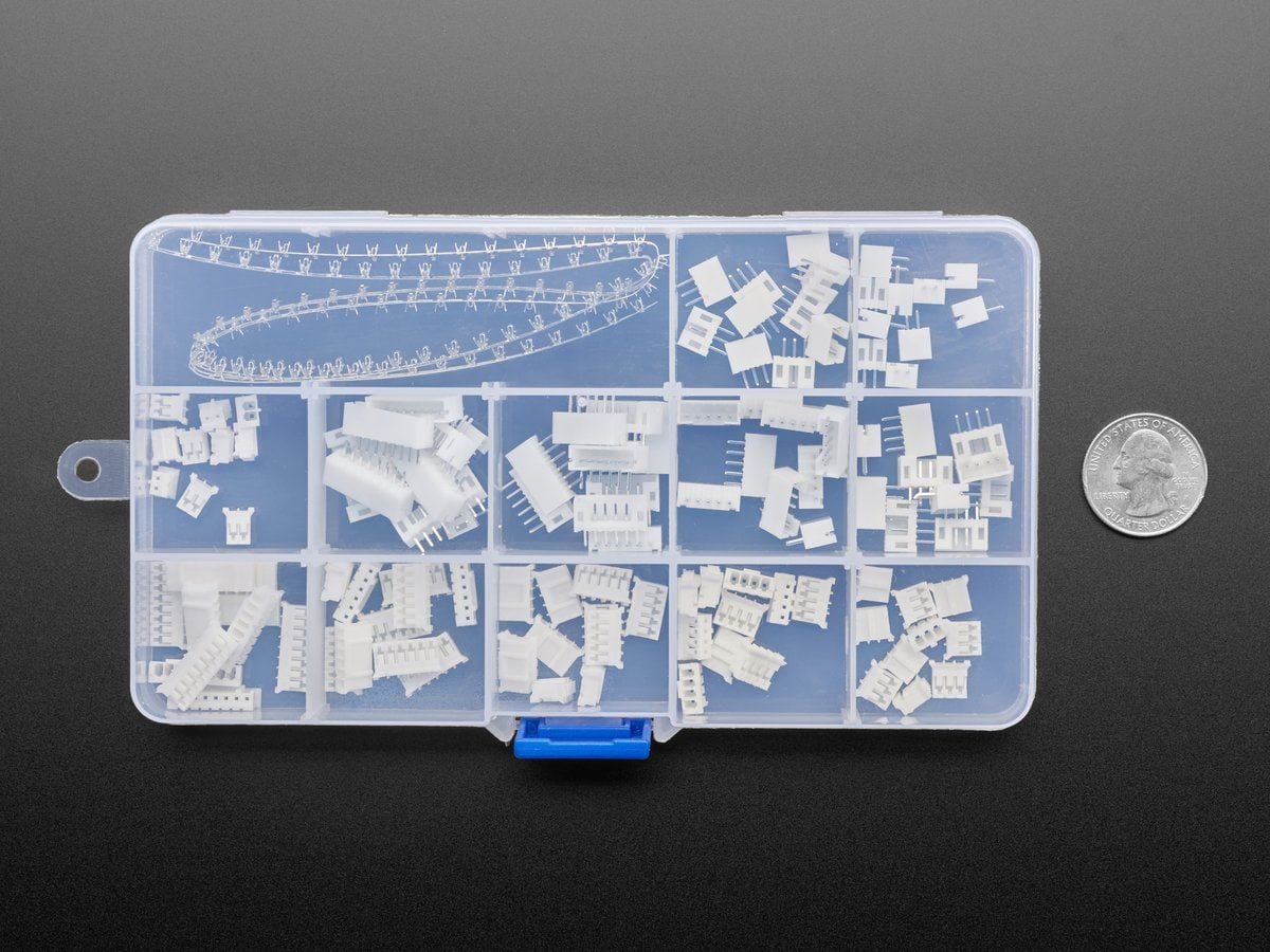 JST PH 2.0mm Pitch Connector Kit - 220 Piece Kit - Image 3
