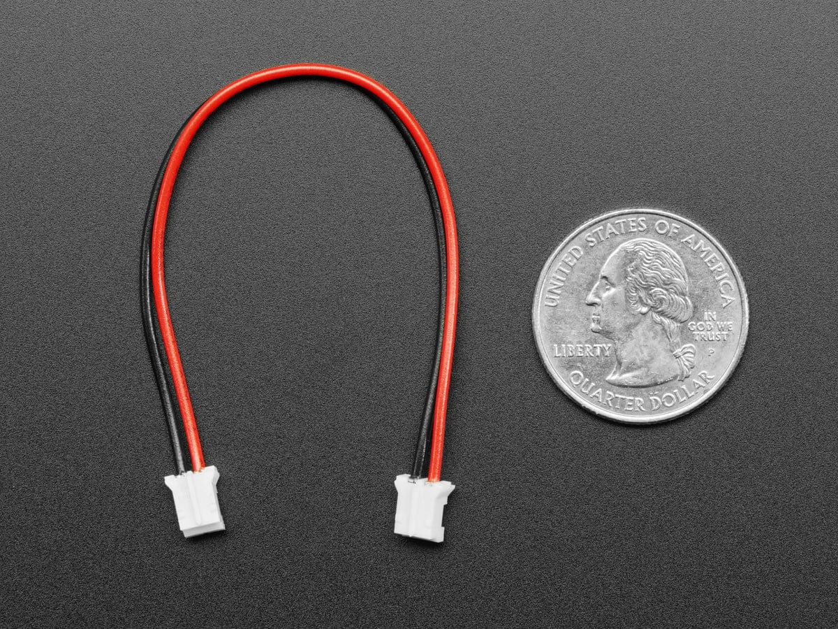 JST-PH 2-pin Jumper Cable - 100mm long - Image 3