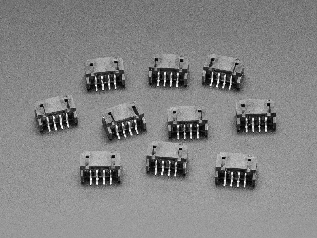 JST PH 4-pin Horizontal Connector (10-pack) (STEMMA)