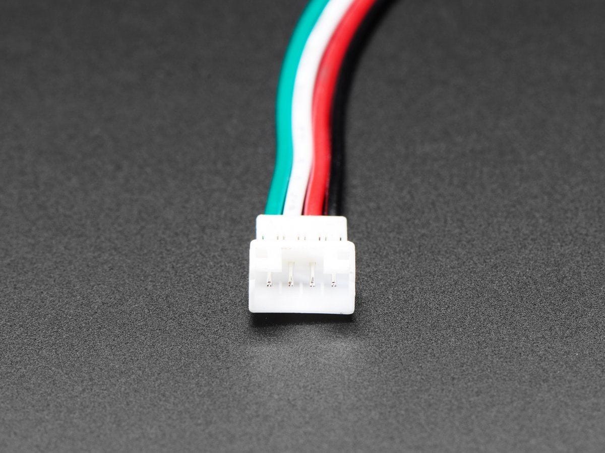 JST PH 4-Pin Socket to Color Coded Cable - 200mm - Image 3