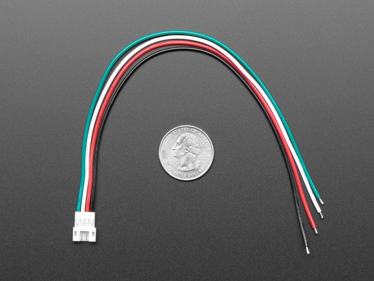 JST PH 4-Pin Socket to Color Coded Cable - 200mm - Image 4