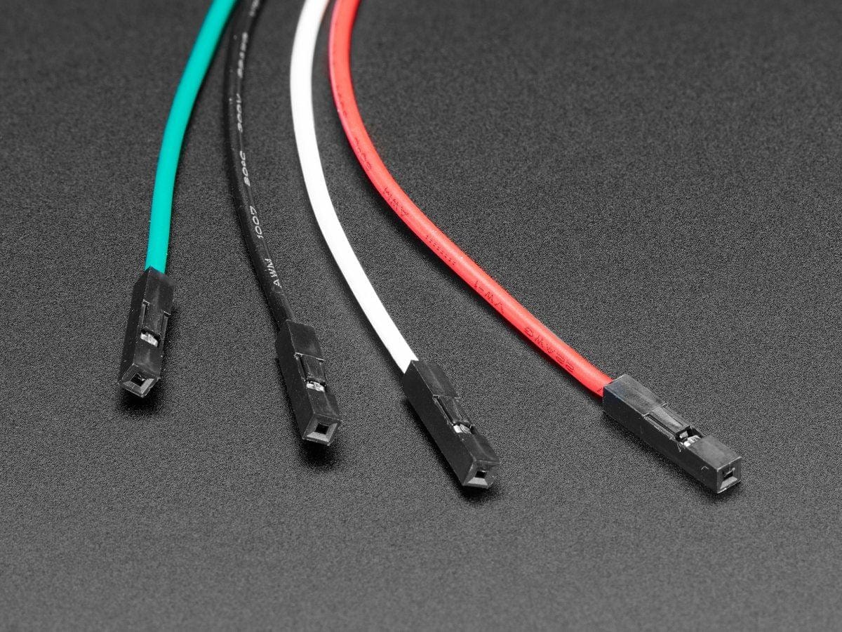 JST PH 4-Pin to Female Socket Cable - I2C STEMMA Cable - 200mm - Image 3