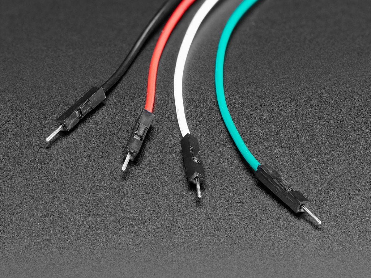 JST PH 4-Pin to Male Header Cable - I2C STEMMA Cable - 200mm - Image 3