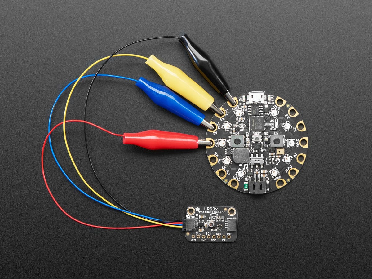 JST-SH 4-pin Cable to Alligator Clips (STEMMA QT / Qwiic) - Image 4