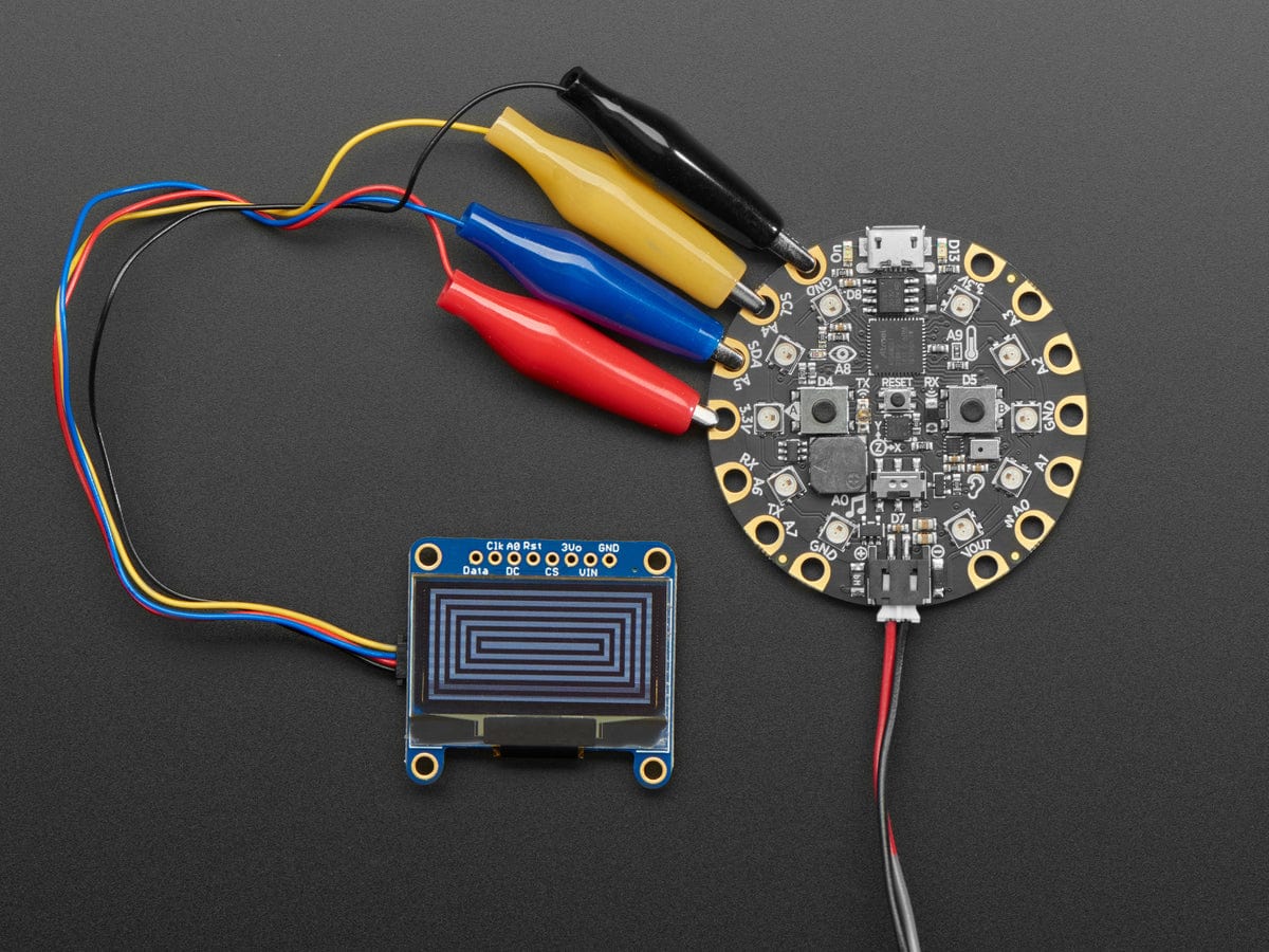 JST-SH 4-pin Cable to Alligator Clips (STEMMA QT / Qwiic) - Image 5