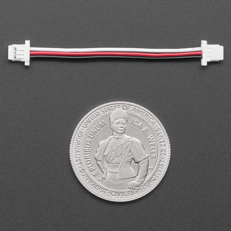 JST SH Compatible 1mm Pitch 3-pin Plug-Plug Cable - 50mm long - Image 3
