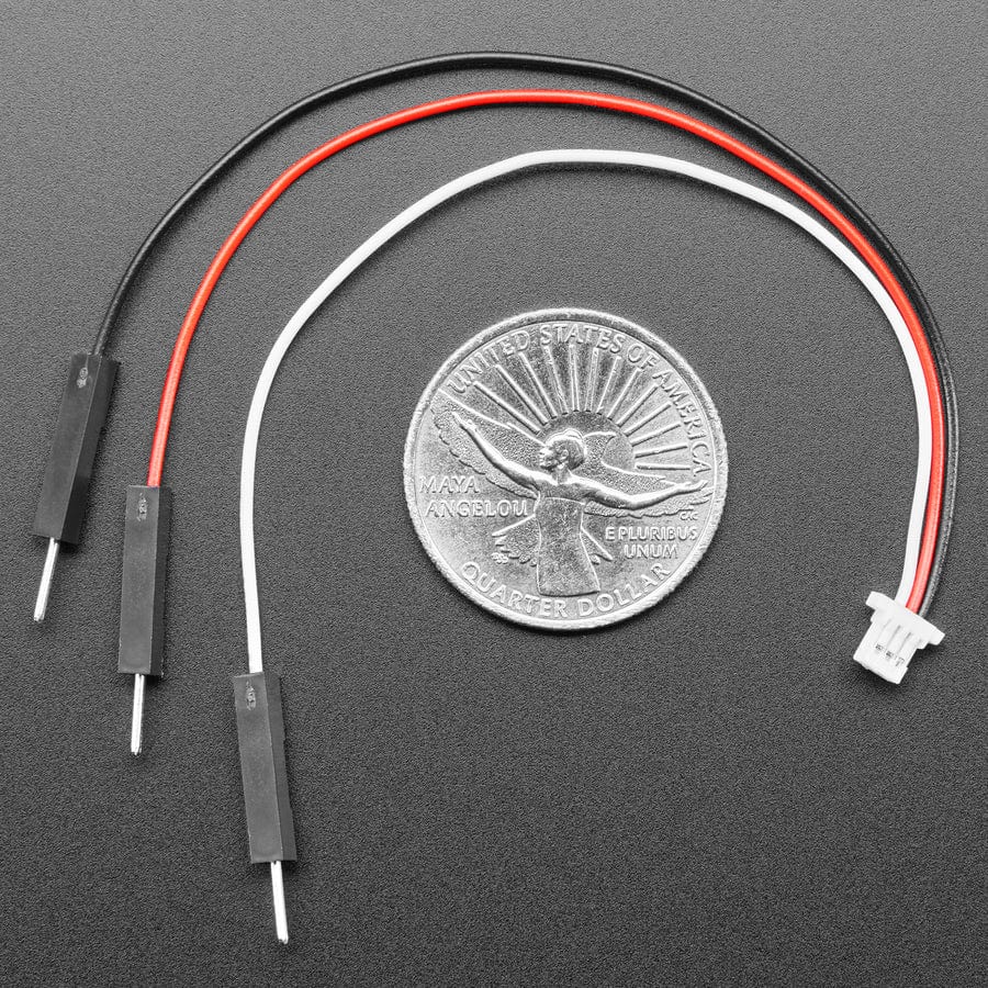 JST SH Compatible 1mm Pitch 3 Pin to Premium Male Headers Cable - 100mm long - Image 5