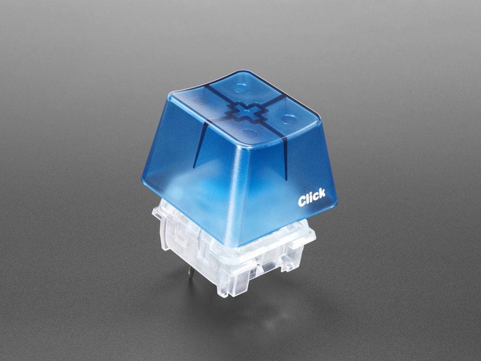 Kailh Big Mechanical Key Switch - Clicky Pale Blue - 1 Piece - Image 2