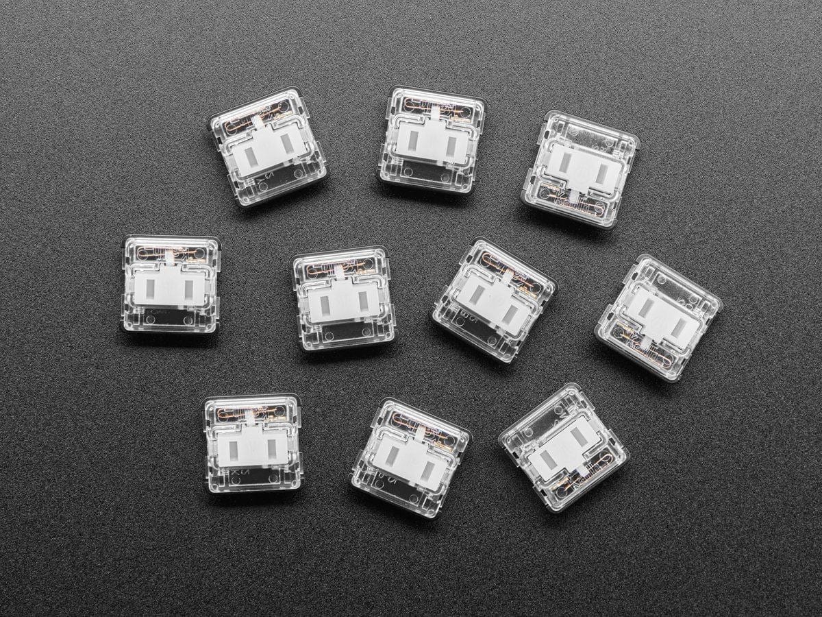 Kailh CHOC Low Profile White Clicky Key Switches - 10 Pack - Image 3