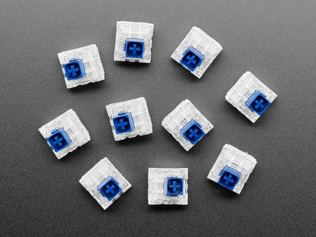 Kailh Mechanical Key Switches - Clicky Navy Blue - 10 pack (Cherry MX Compatible) [discontinued] - Image 3