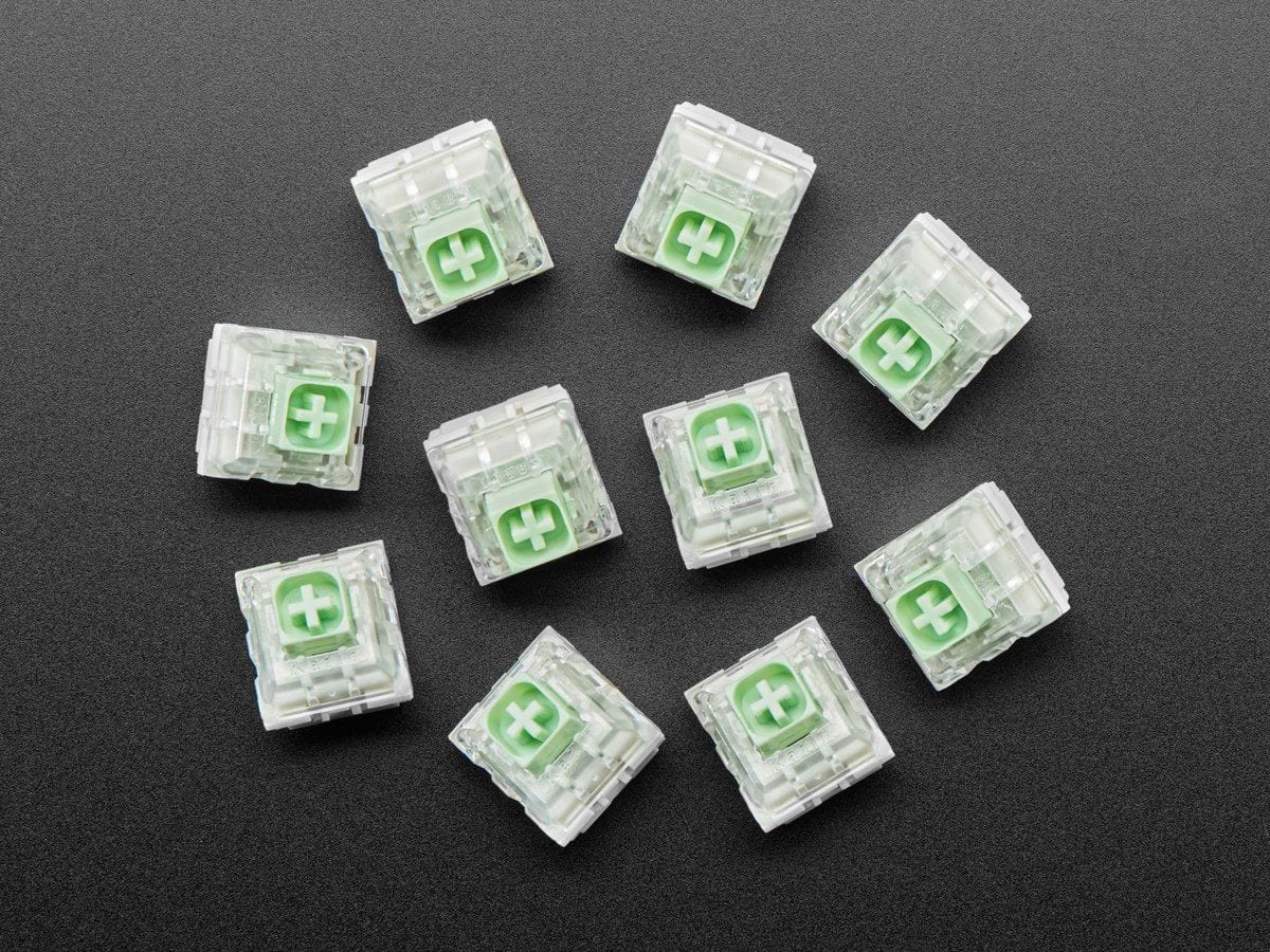 Kailh Mechanical Key Switches - Thick Click Jade Box - 10 pack (Cherry MX Compatible) [discontinued] - Image 3