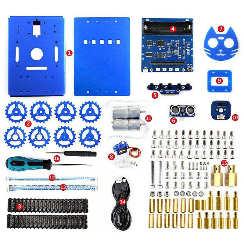KitiBot Tracked Robot Kit for BBC micro:bit [Discontinued] - Image 7