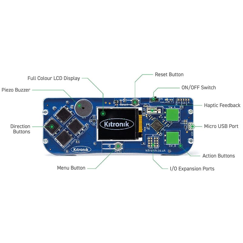 Kitronik ARCADE for MakeCode Arcade [Discontinued] - Image 6