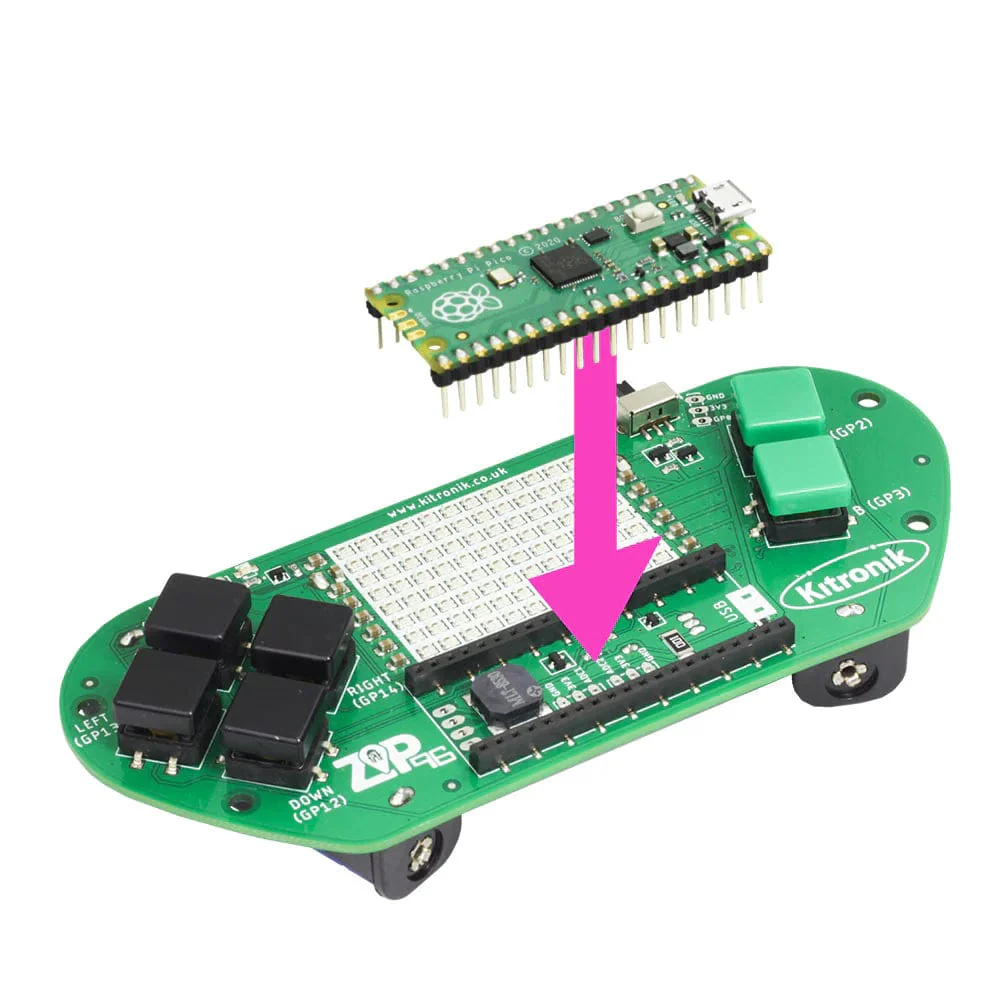 Kitronik ZIP96 Retro Gamer for Raspberry Pi Pico - Image 5