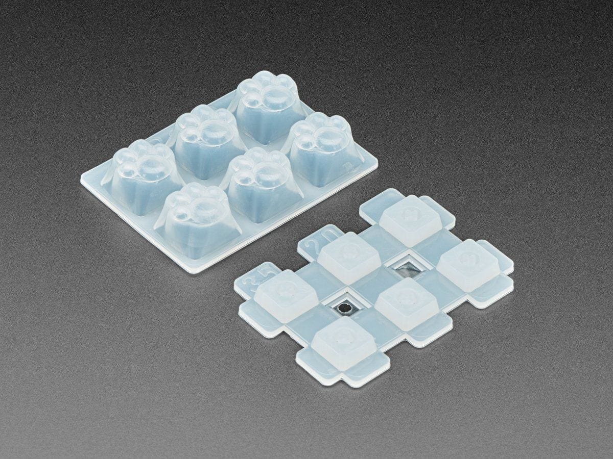 Kitty Paw Silicone Keycap Molds - MX Compatible Switches - Image 2