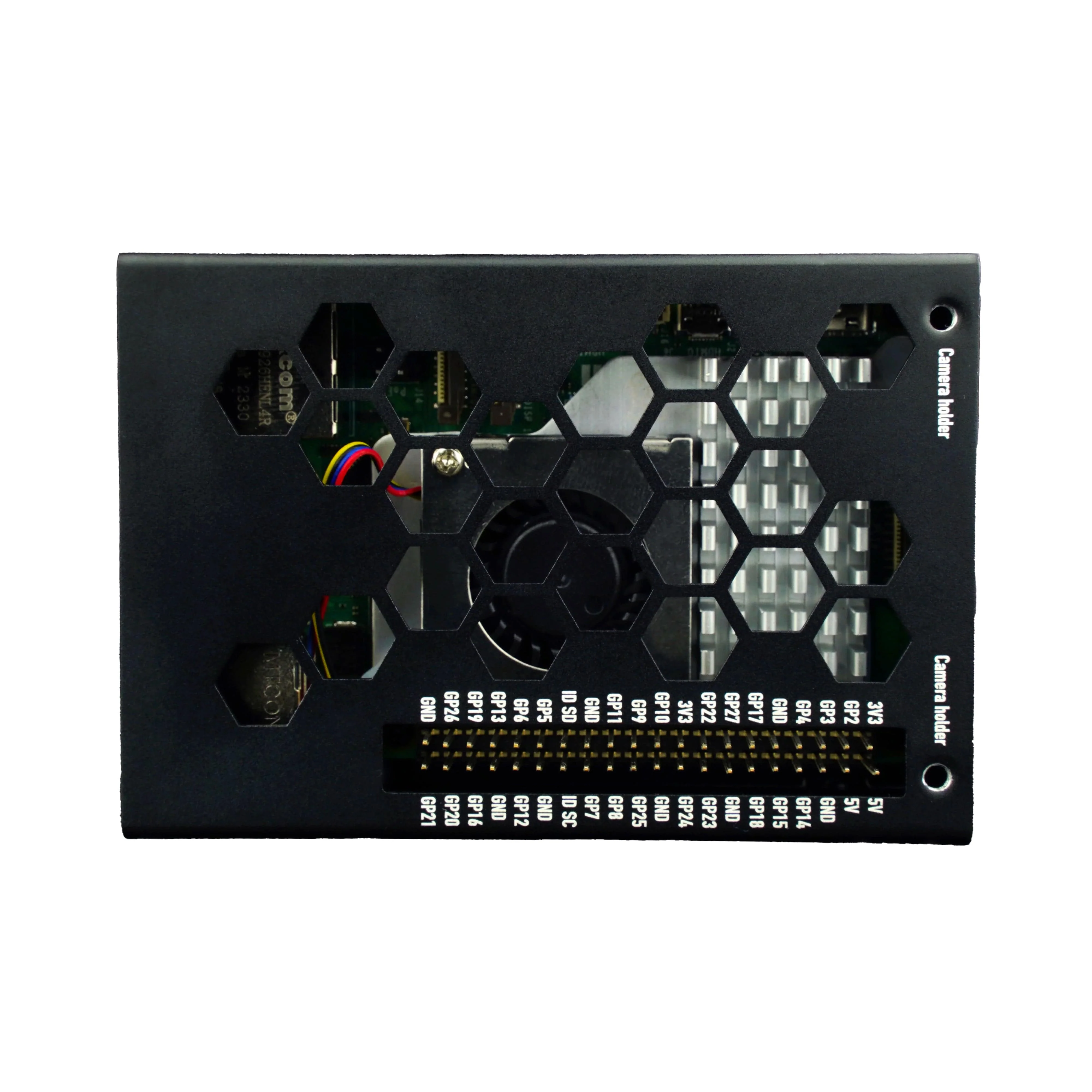 KKSB Black Aluminium Case for Rasperry Pi 5 - Image 3