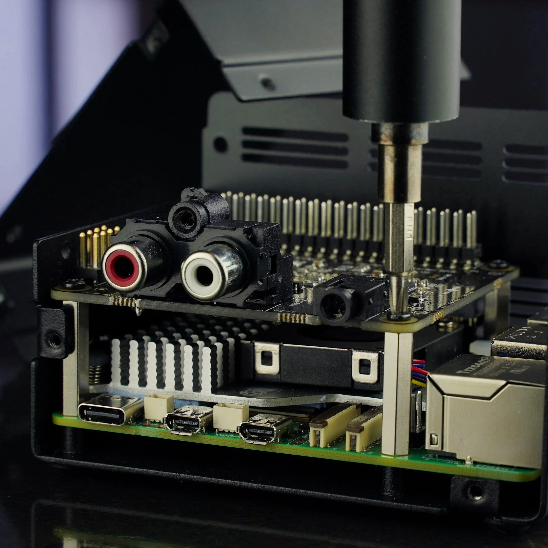 KKSB Case for Raspberry Pi 5 and Raspberry Pi DAC+ and DAC Pro Sound Cards - Image 3