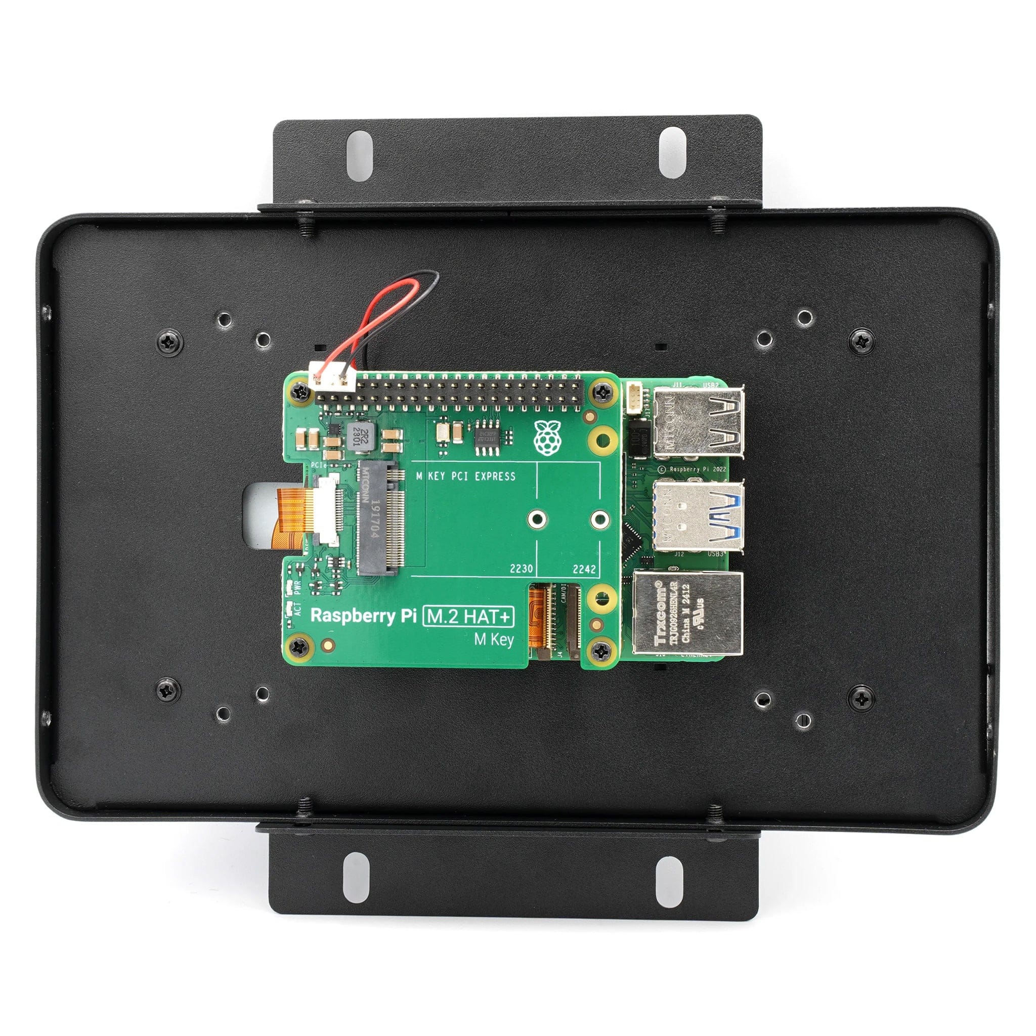 KKSB Panel Mount Case for Raspberry Pi 5 and Touch Display 2 7" - Image 2