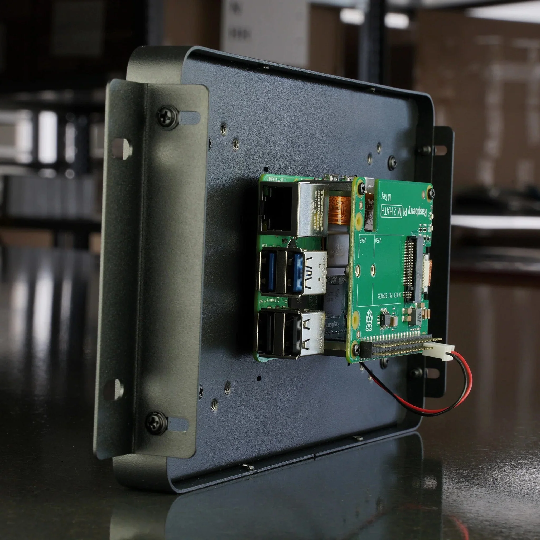 KKSB Panel Mount Case for Raspberry Pi 5 and Touch Display 2 7" - Image 6