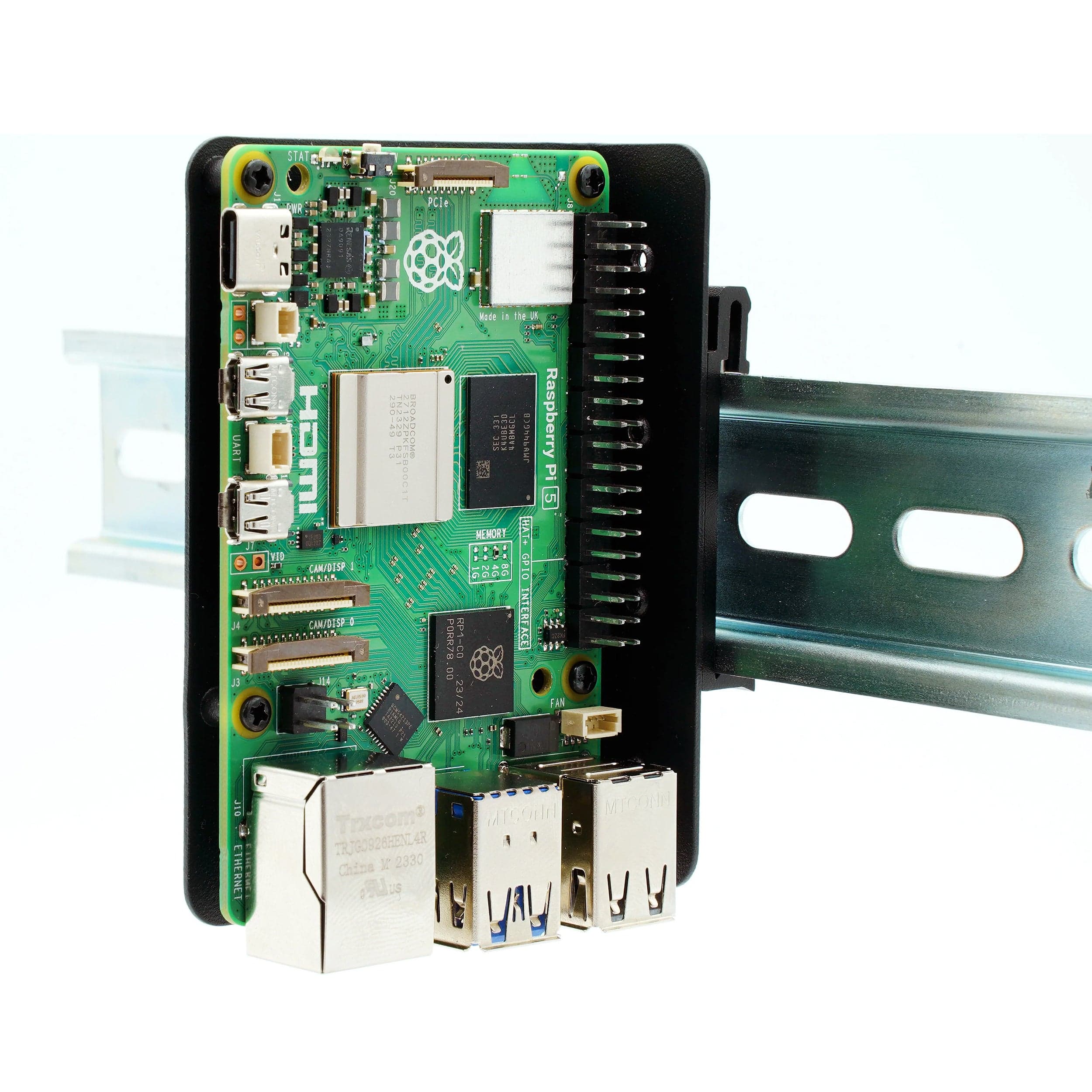 KKSB Raspberry Pi DIN Rail Clip Bracket - Image 3