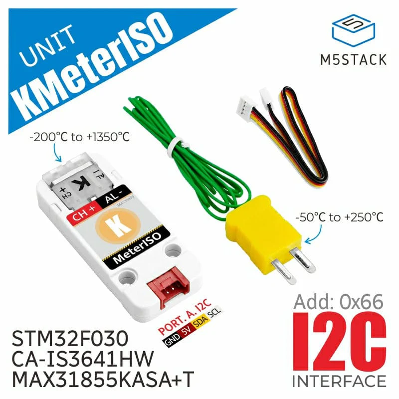 Kmeter Isolation Unit with Thermocouple Temperature Sensor (MAX31855) - Image 2