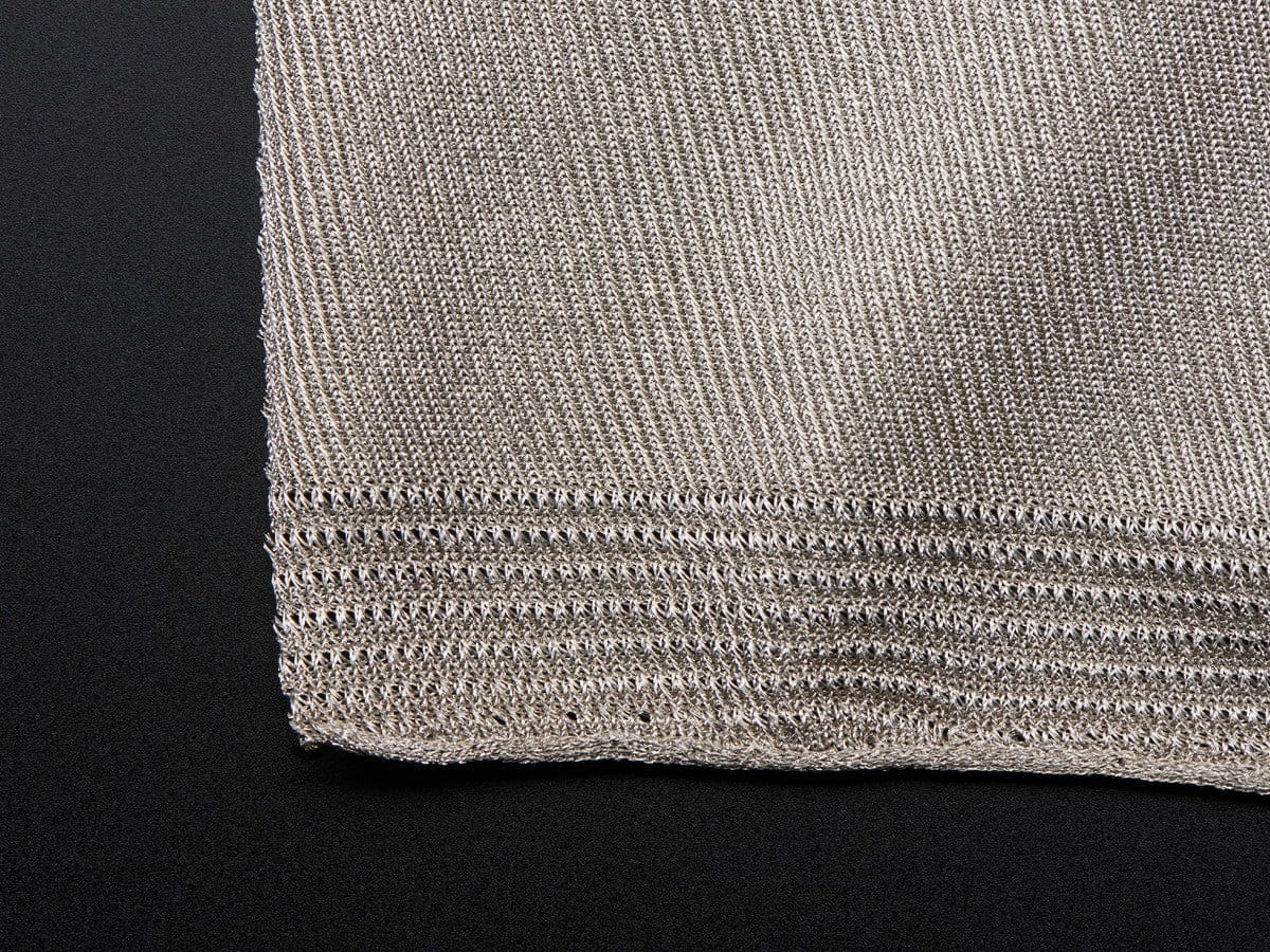 Knit Conductive Fabric - Silver 20cm square - Image 2