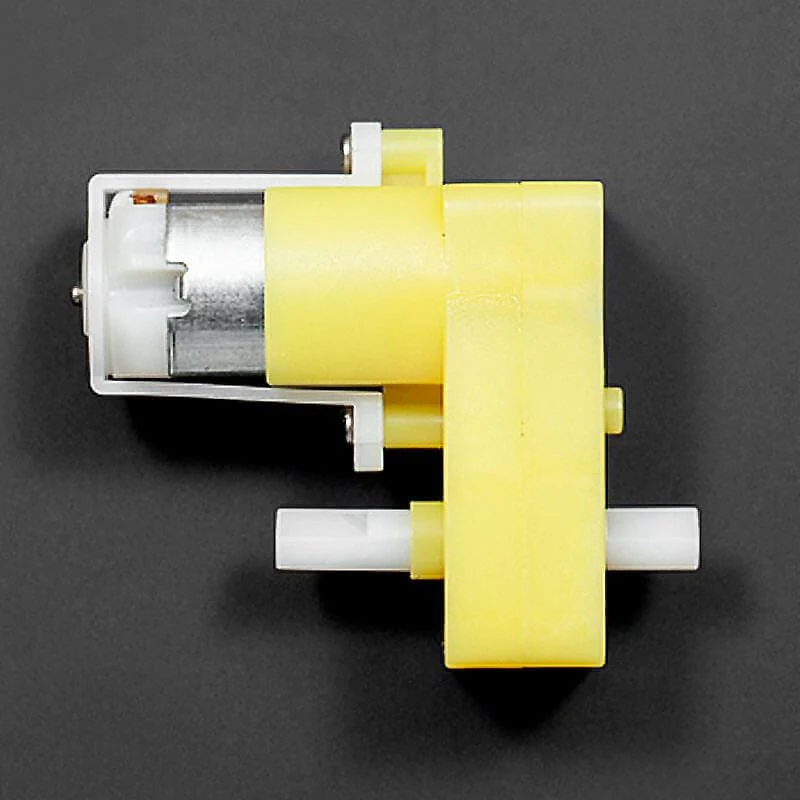 L-Shape TT Geared Motor with Back Shaft (6v 160RPM) - Image 3