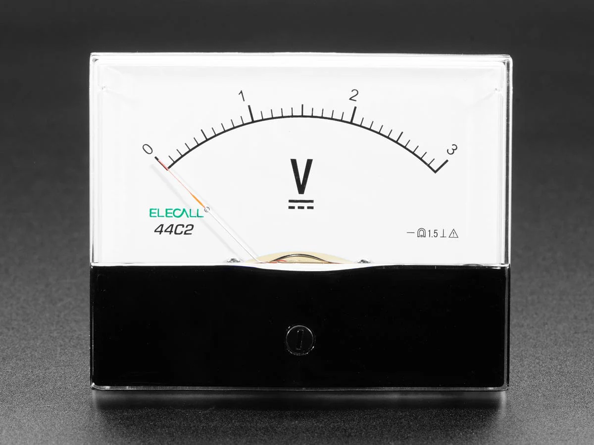 Large 3V Analog Panel Meter - Image 2