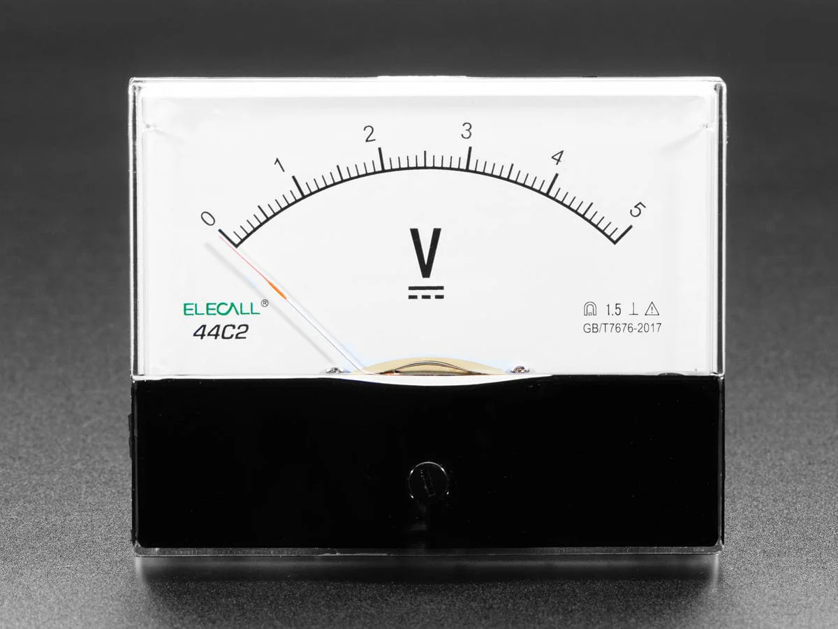 Large 5V Analog Panel Meter - Image 2