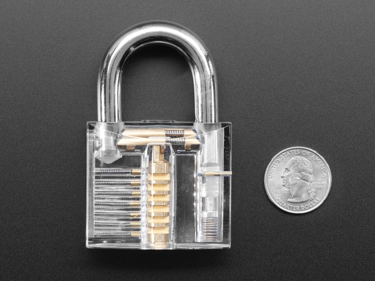 Large Clear Practice Padlock - Image 6