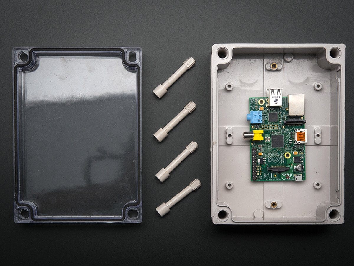 Large Plastic Project Enclosure - Weatherproof with Clear Top - Image 2