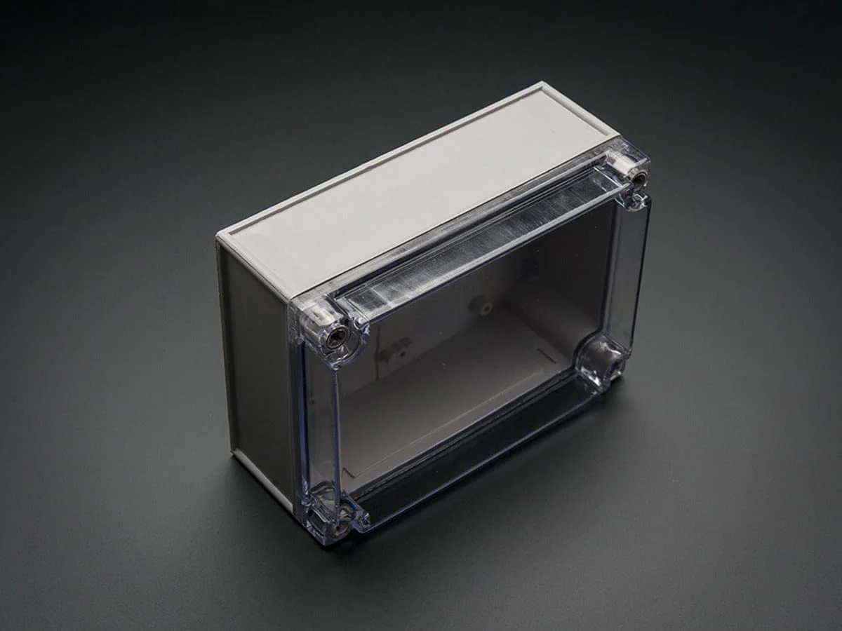 Large Plastic Project Enclosure - Weatherproof with Clear Top - Image 3